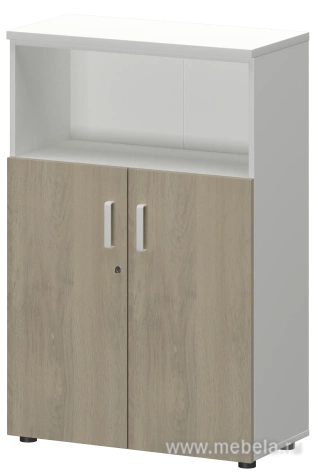 Офисный шкаф для документов полузакрытый