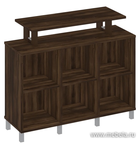 Стеллаж низкий с надстройкой