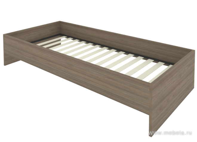 Кровать с ортопедическим основанием без изголовья