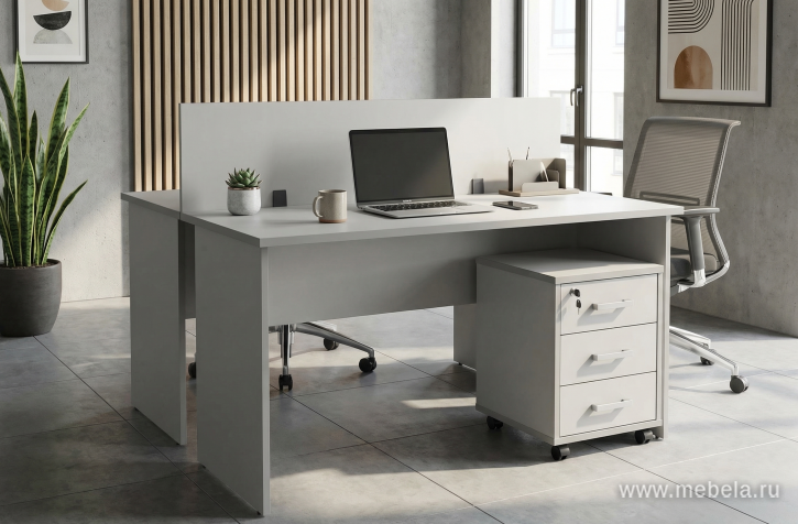 Письменный стол криволинейный, правый