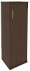 Офисный шкаф узкий средний закрытый, Л/Пр.