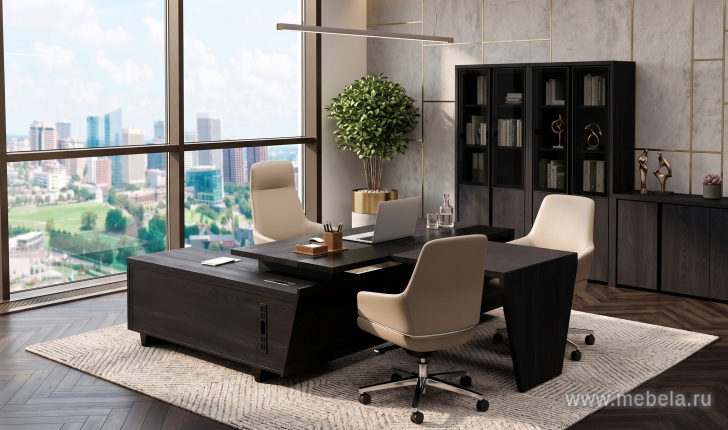 Стол переговорный с электрификацией