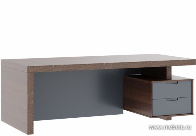 Стол письменный с тумбой малой (правый)