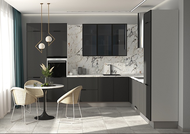 фото Кухня Титанио МДФ