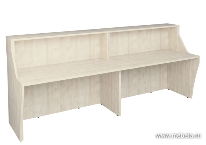 Стойка ресепшн прямая с вырезом