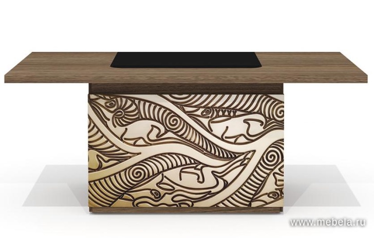 Стол руководителя с декор. траверсом