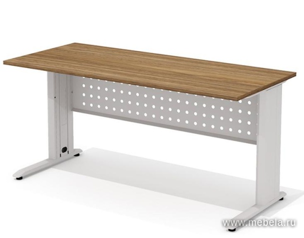 Стол прямой на металлокаркасе