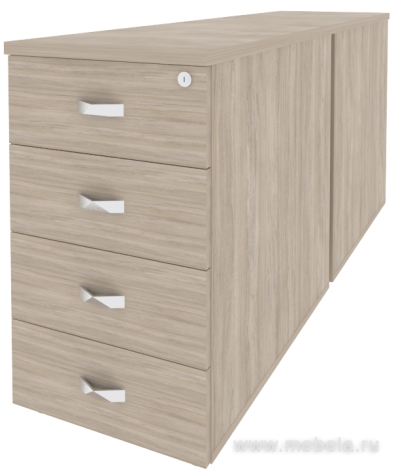 Тумба двойная приставная / опорная