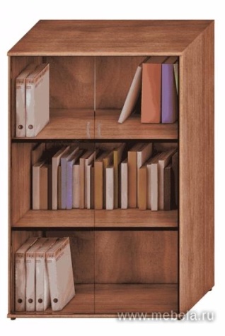 Офисный шкаф средний со стеклом