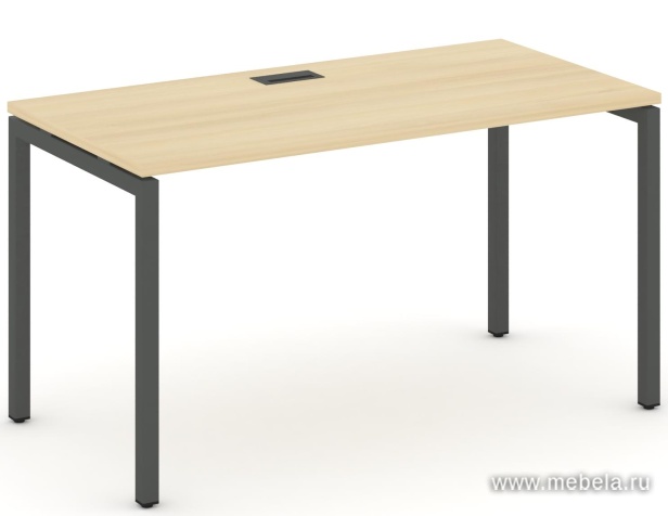 Стол письменный на металлокаркасе на П-образных опорах 40х40