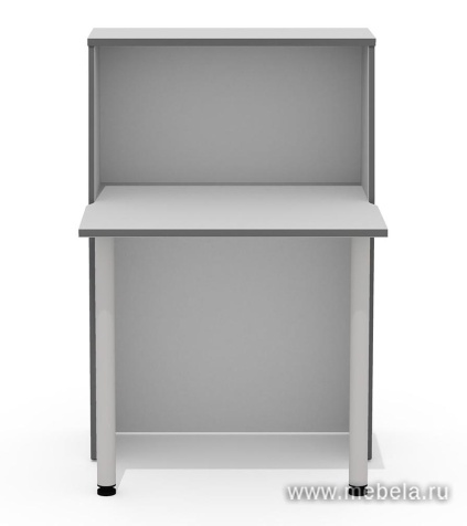 Стойка ресепшн, прямая с опорами