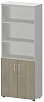 Офисный шкаф для документов высокий полузакрытый