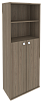 Офисный шкаф для документов высокий полузакрытый