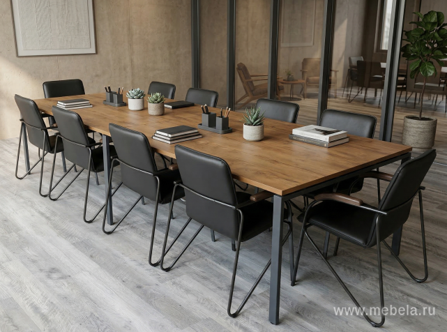 Стол письменный Smart на П-образном металлокаркасе