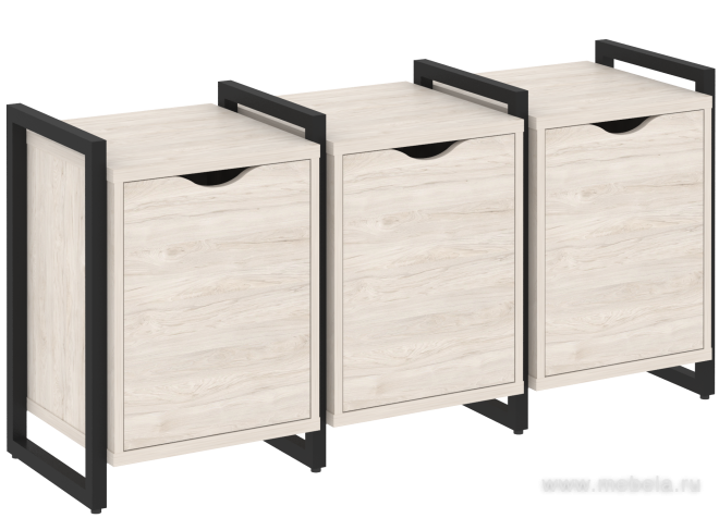 Тумба на регулируемых опорах наборная