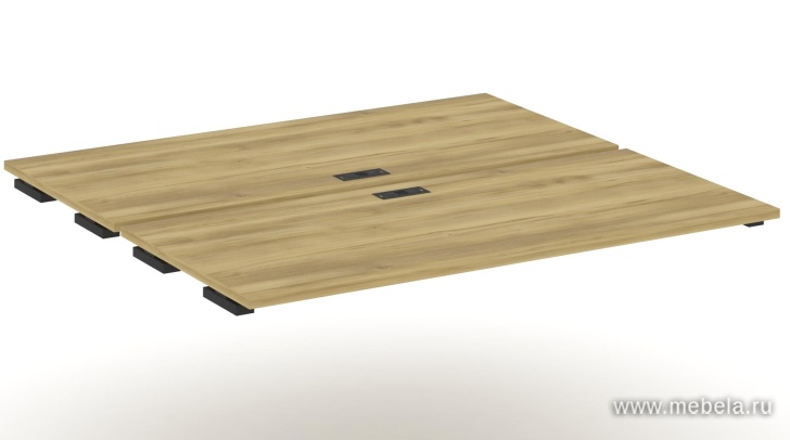 Двойной стол приставка к опорным тумбам/шкафам