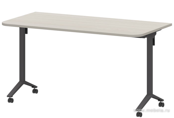 Стол мобильный складной радиусный (22мм)