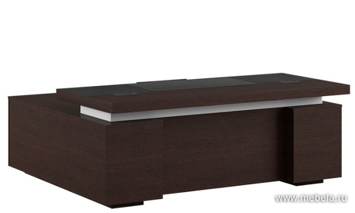 Стол руководителя с тумбой и приставкой