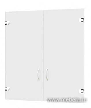 Двери стеклянные, низкие