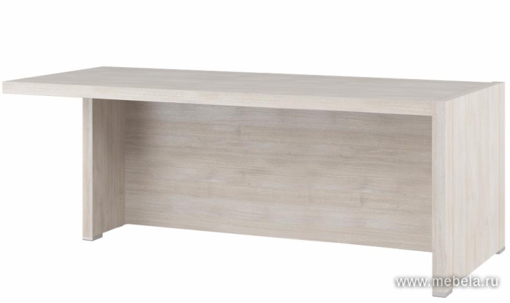 Стол письменный с асимметричными опорами (левый)