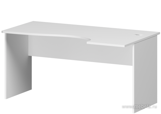 Письменный стол криволинейный, правый
