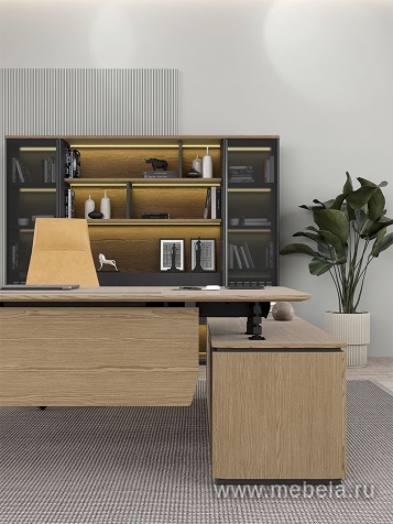 Стол руководителя на электроприводе, без экрана