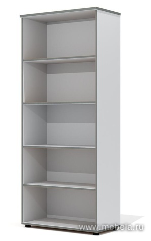 Офисный шкаф закрытый, высокий с полками