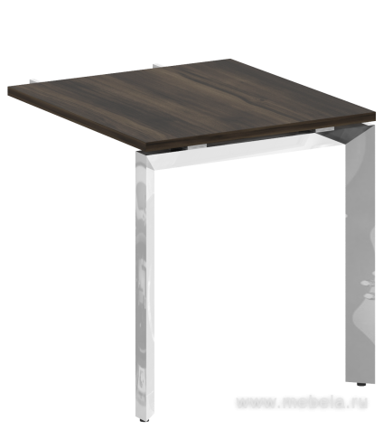 Брифинг-приставка к столу на П-образном металлокаркасе