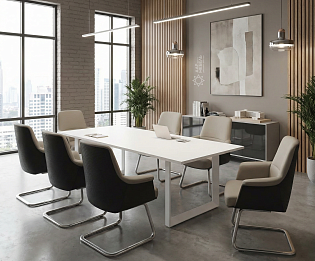 фото столы Оникс Метал-О Белый 