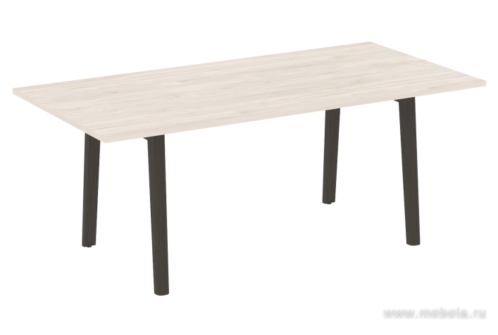 Стол переговорный, опоры - массив дерева