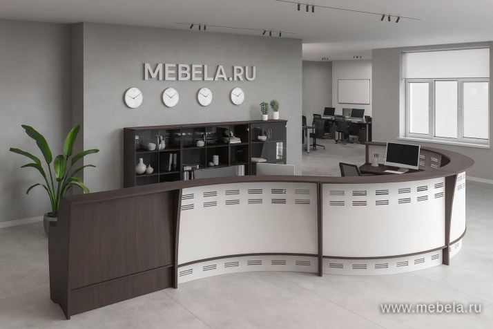 Модуль прямой с вырезом правый