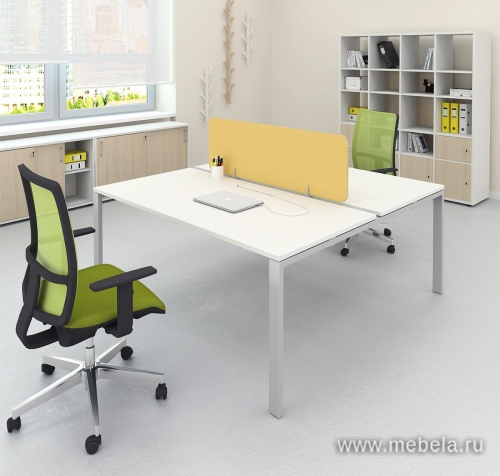 Офисный шкаф для документов (белое матовое стекло)