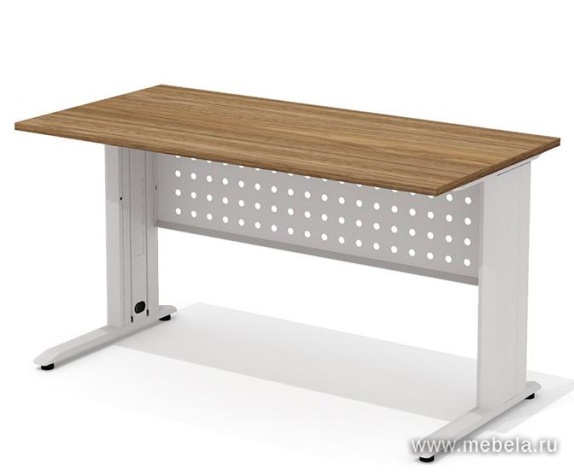 Стол прямой на металлокаркасе