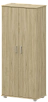 Офисный шкаф широкий высокий закрытый 2 двери (ЛДСП)
