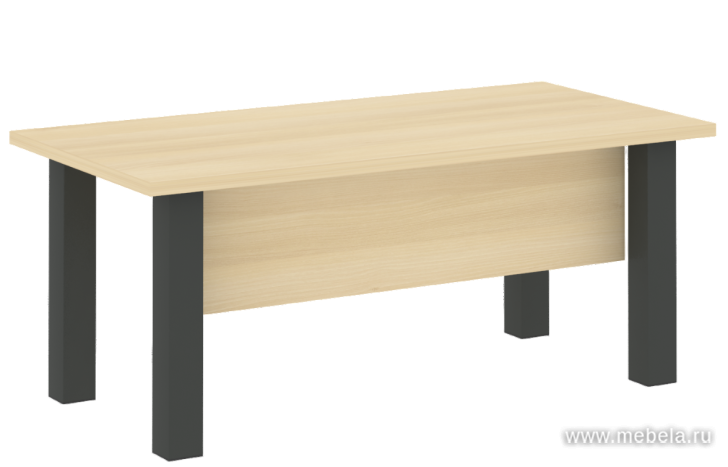 Стол для руководителя на металлокаркасе