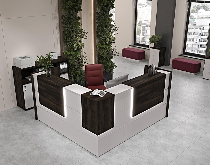фото стойка ресепшн Оникс					 №5					