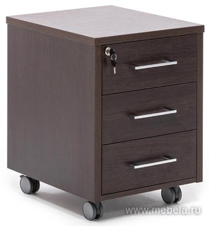 Тумба мобильная, три ящика