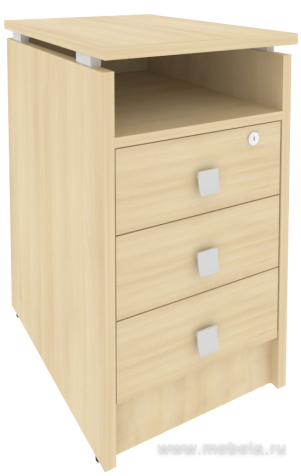 Тумба приставная (с замком)