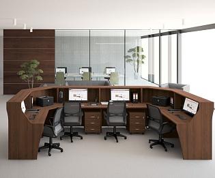 фото стойка ресепшн Комфорт  №5