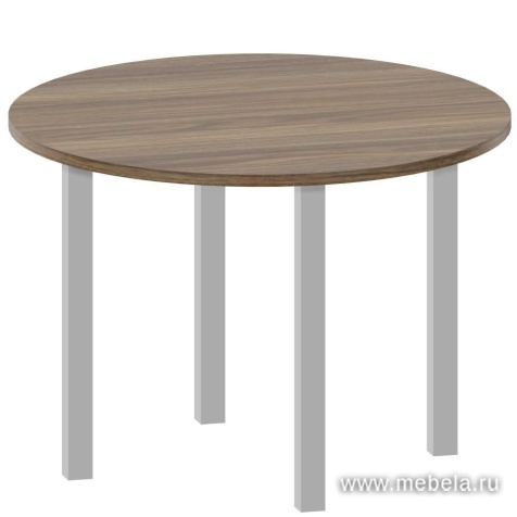 Стол для переговоров круглый (опоры квадратного сечения)