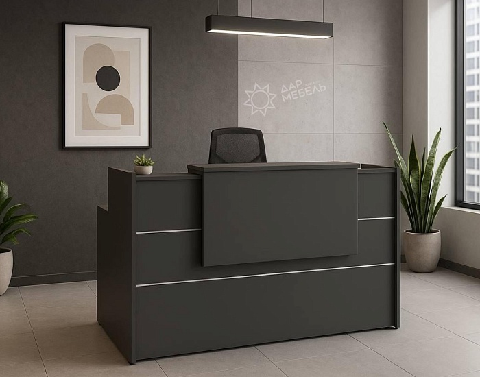 фото ресепшн Оникс Антрацит					 №3					