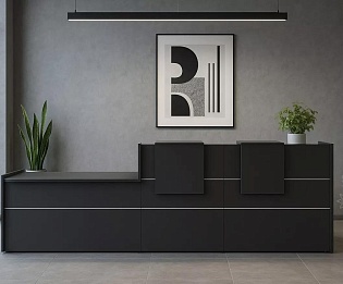 фото ресепшн Оникс Антрацит  №4