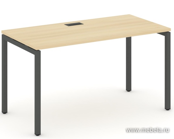 Стол письменный на металлокаркасе на П-образных опорах 40х40