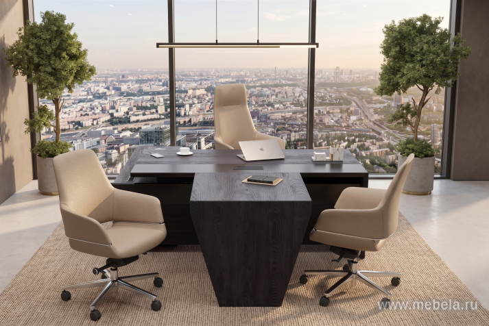 Стол переговорный с электрификацией