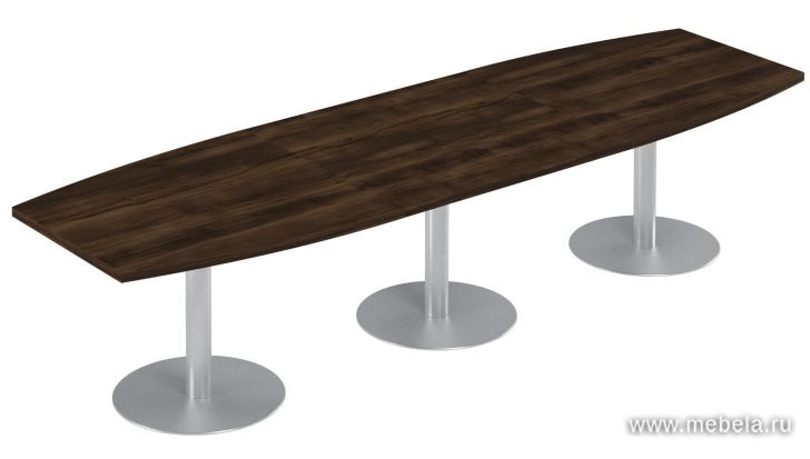 Стол для переговоров на опорах-колоннах