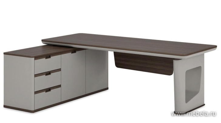 Стол письменный с боковой тумбой (правой)