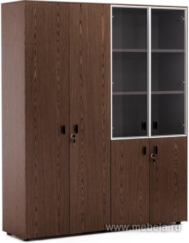 Офисный шкаф комбинированный для документов (4 двери)