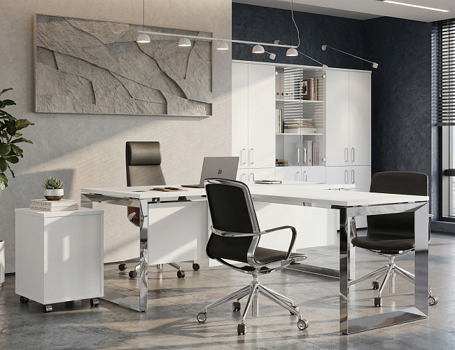 фото кабинет Оникс-О Люкс Белый №5