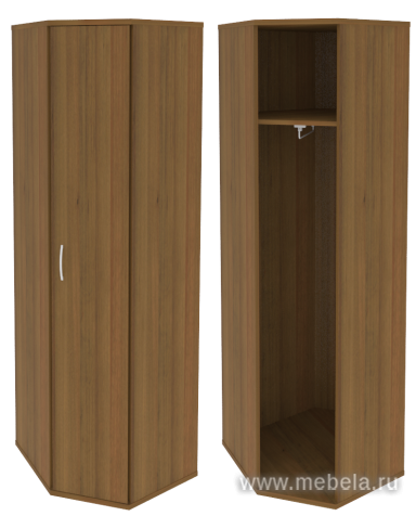 Гардероб угловой (выдвижная вешалка)