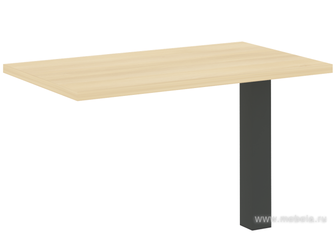 Брифинг-приставка с опорой к столу руководителя